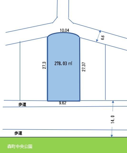 森町北区画図