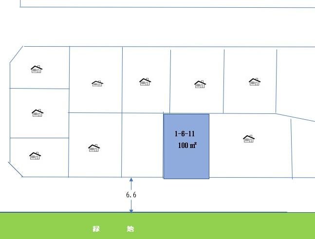 森町中1-6-11区画図
